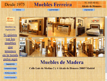 Tablet Screenshot of mueblesferreira.com